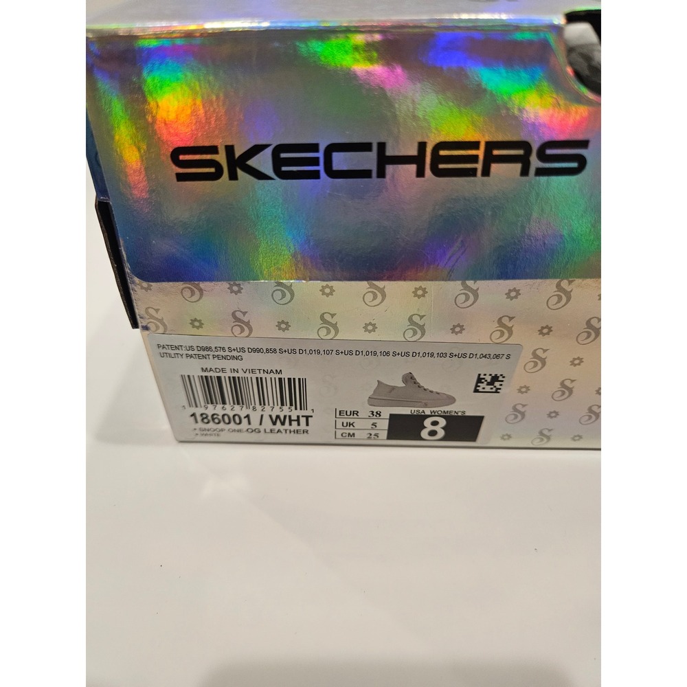 Skechers x Snoop Dogg Snoop One Leather White Rose Gold Slip-Ins Womens Size 8 - Picture 7 of 7